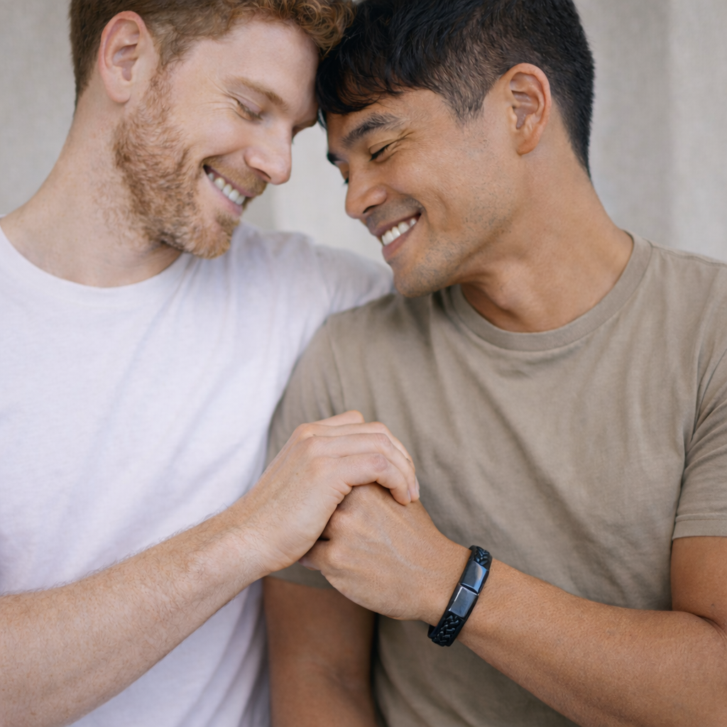 Noir Union Leather Bracelet