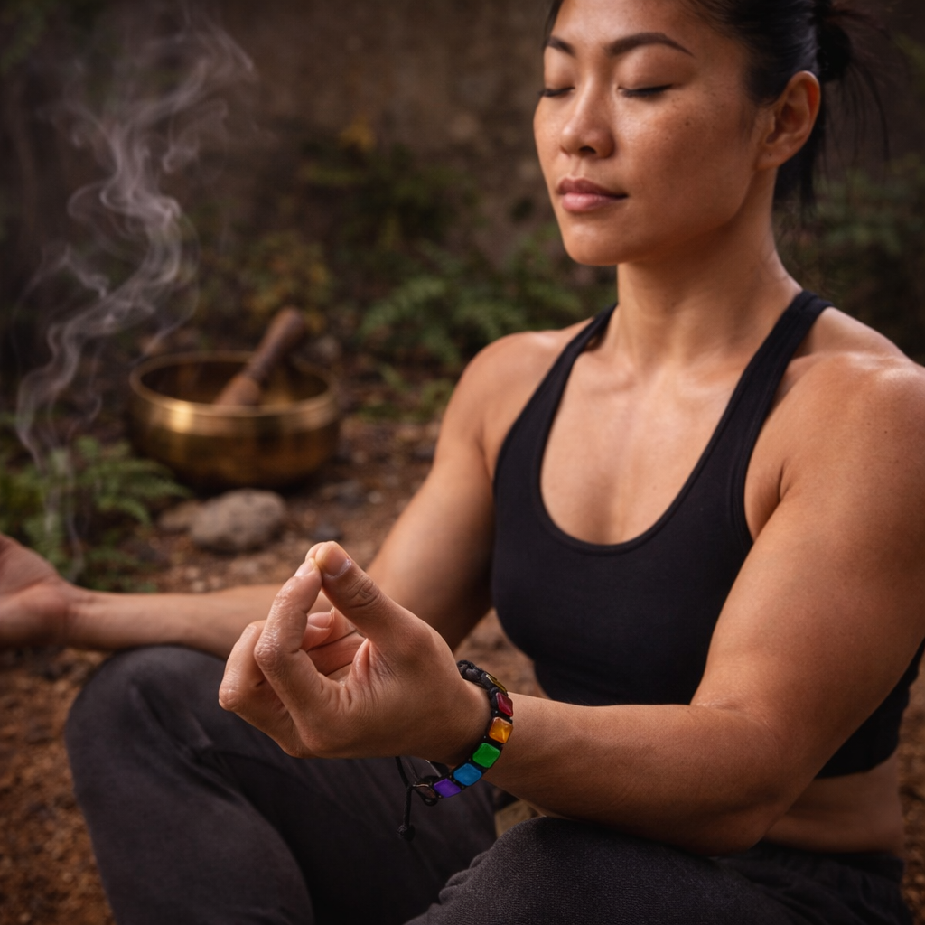 Aether Knot Seven Chakra Bracelet
