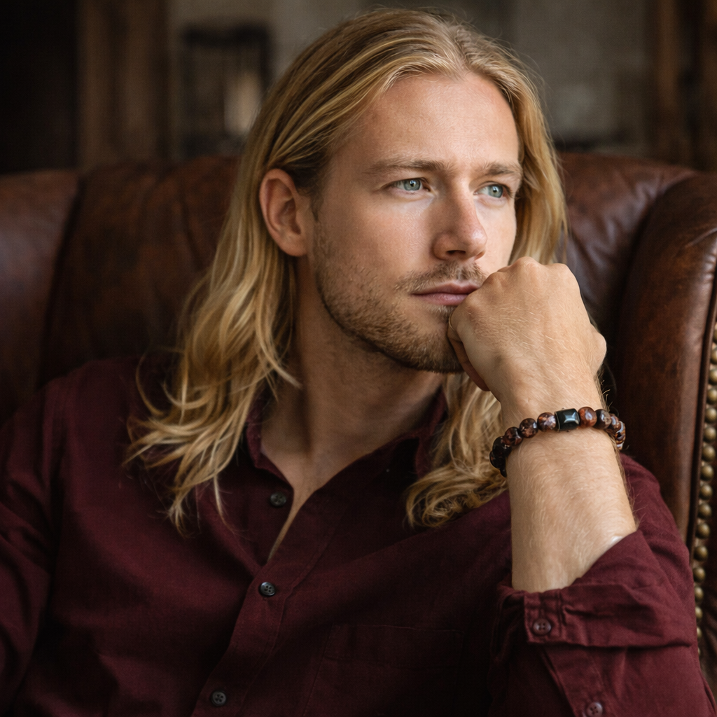 Imperium Leopard Jasper Bracelet